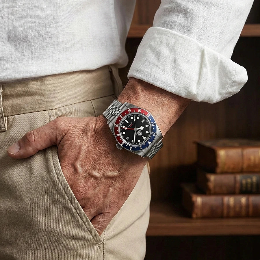 Relógio Masculino Temporel Blue Steel 39mm