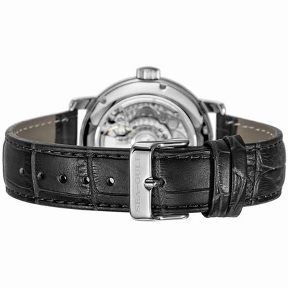 Relógio de Couro Alvor Black 42mm