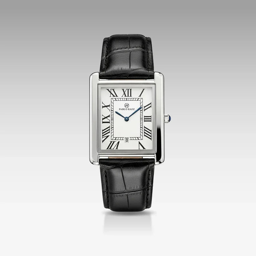 Relógio de Couro Solenne Black 38mm